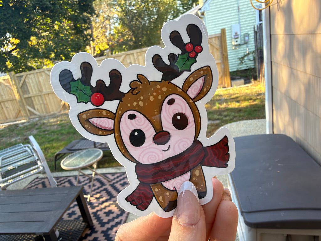 Glossy Christmas Sticker Pack | Die Cut Stickers