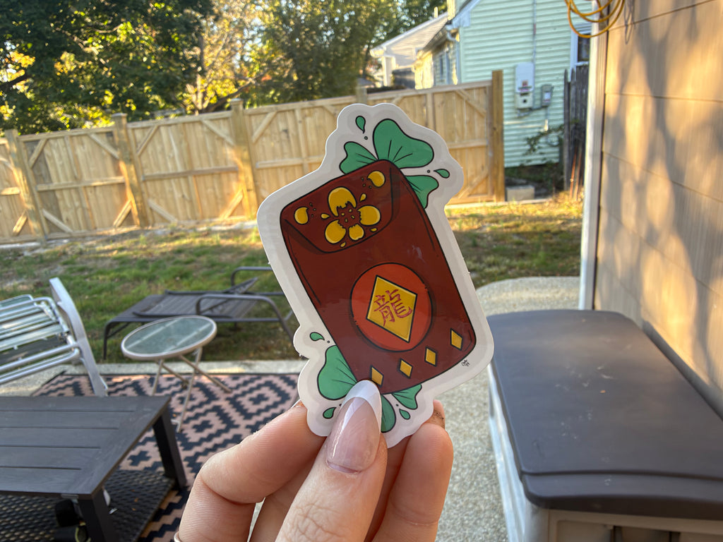 Year of the Dragon Lunar New Year Sticker Pack | Glossy Die Cut Stickers