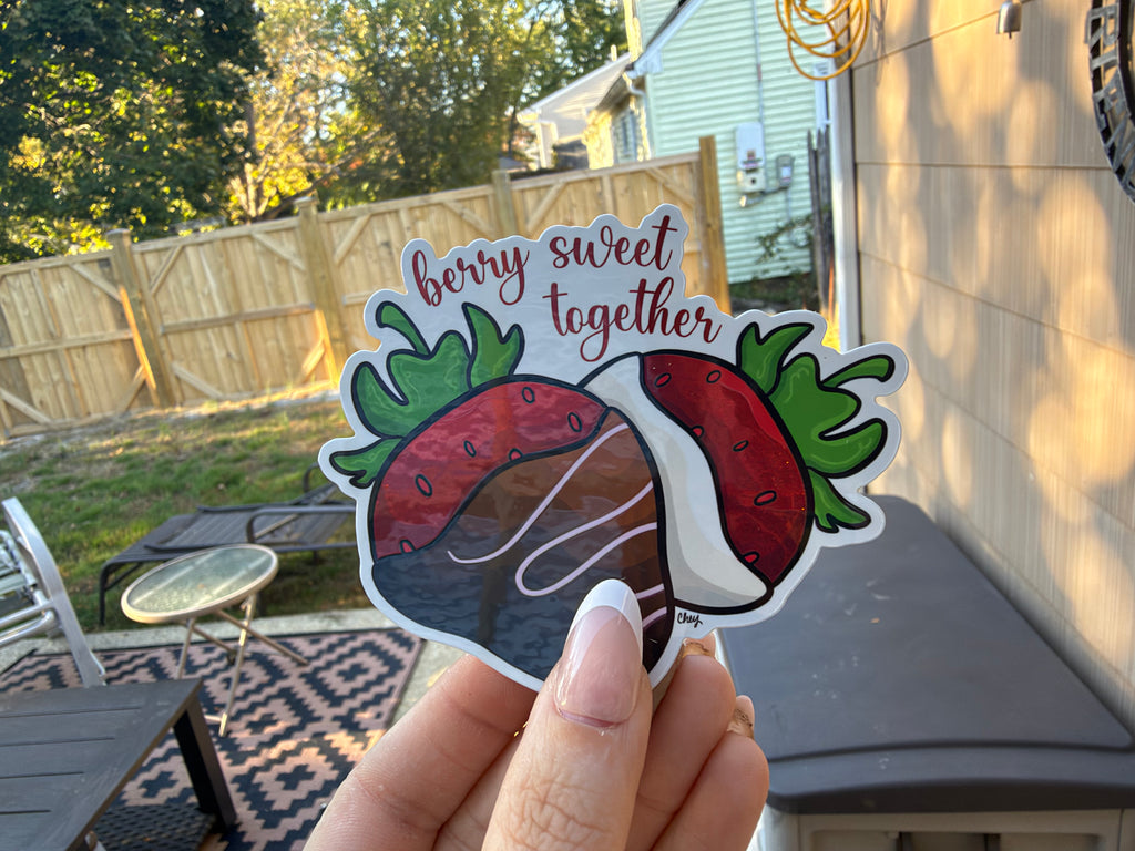 Glitter Glossy Valentine’s Day Sticker Pack | Die Cut Stickers