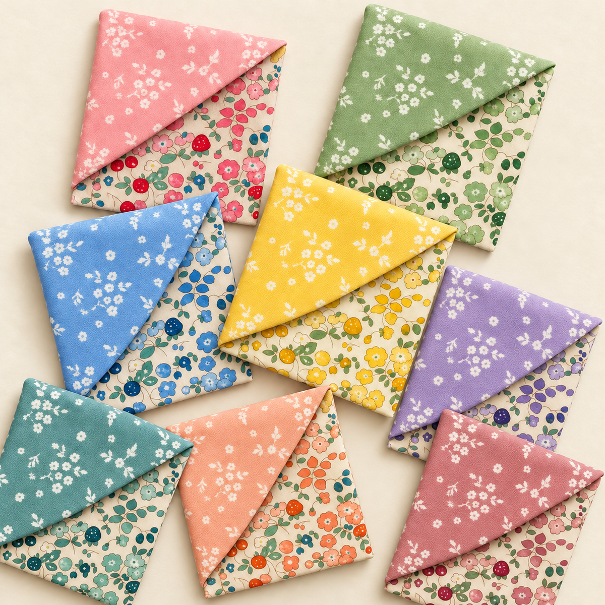 Fabric Corner Bookmarks | Reversible & Unique