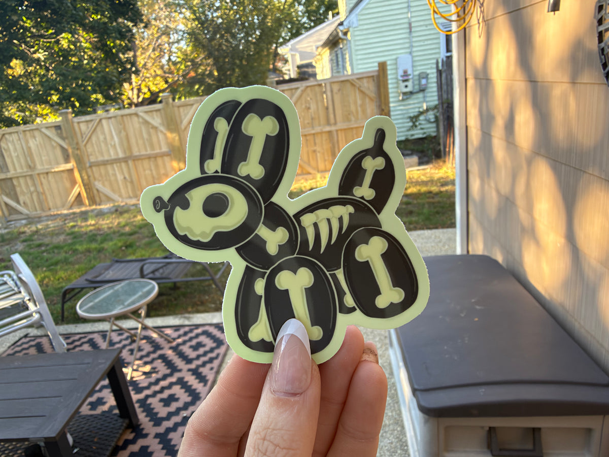 Glow-in-the-Dark Halloween Sticker Pack | Die Cut Stickers