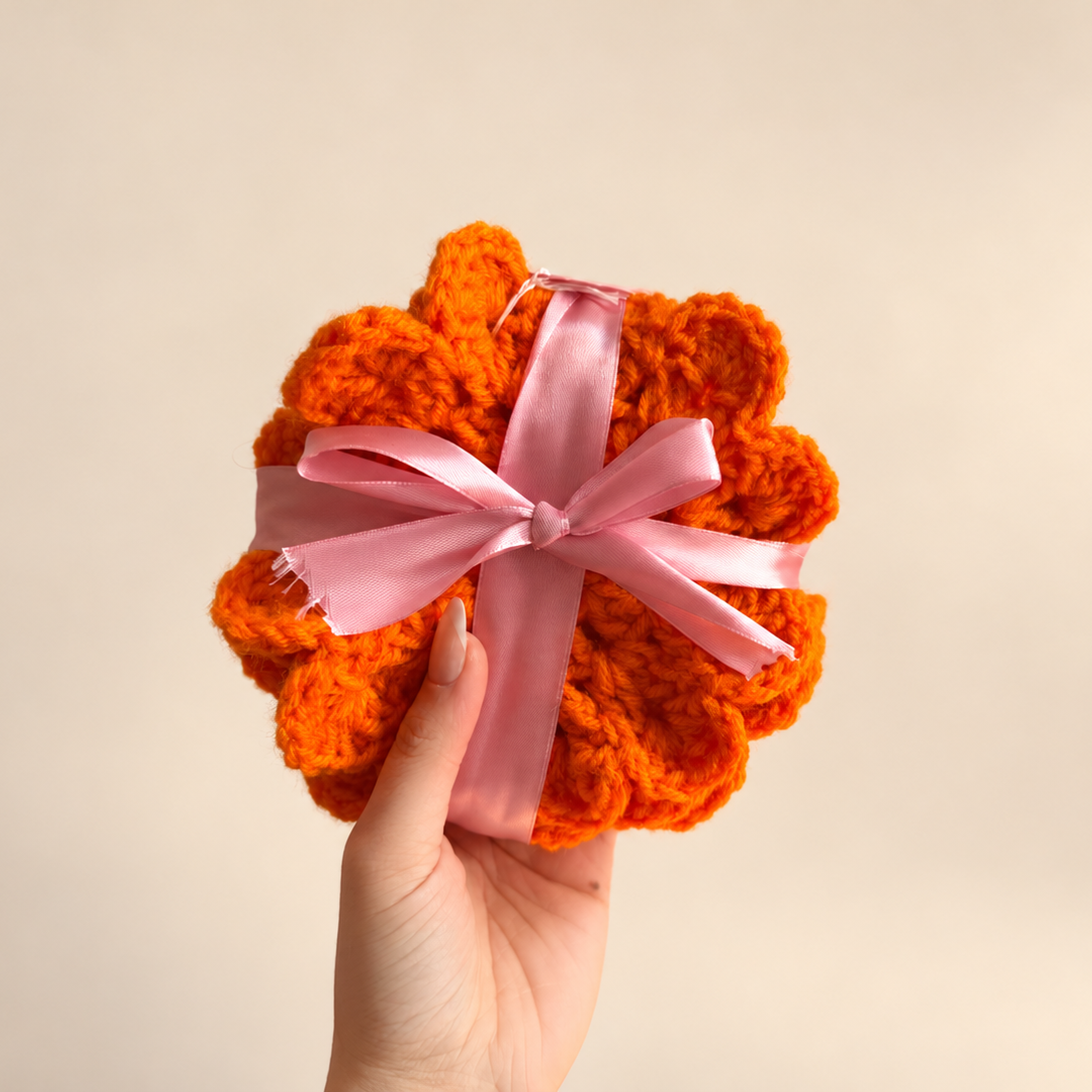Crochet Coasters Acrylic Blend | Set of 4
